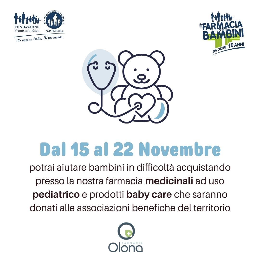 novembre 2024 farmacia per i bambini farmacia olona